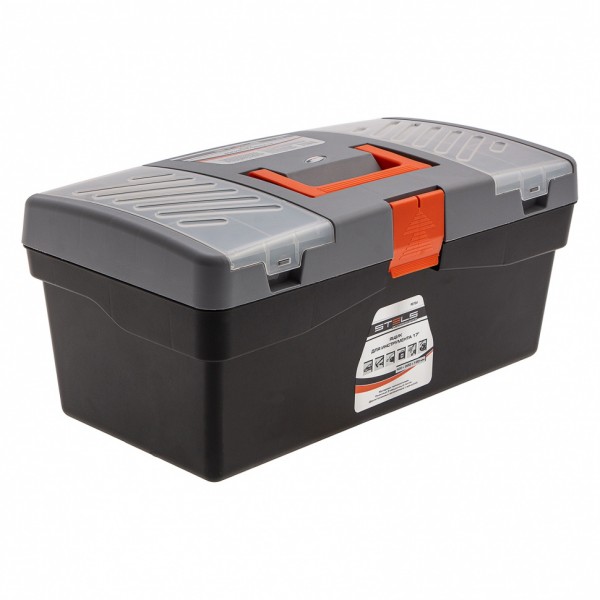 Ящик для инструмента 17, 420 х 220 х 180 мм, пластик Россия Stels 90704