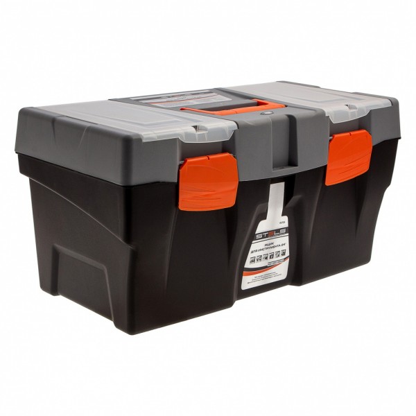 Ящик для инструмента 24, 590 х 300 х 300 мм, пластик Россия Stels 90706