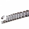 Набор торцевых головок, 1/4, шестигранные, CrV, 10 шт, 4-13 мм Stels 13602