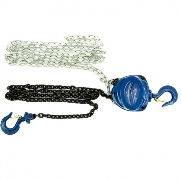 Таль цепная, 0.5 т, h подъема 2.5 м, расстояние между крюками 350 мм Stels 51943