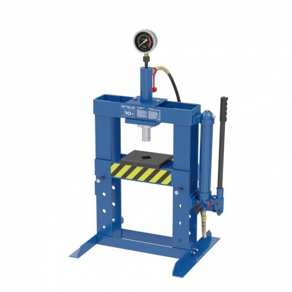 Пресс гидравлический настольный с манометром, 10 т Stels 52305